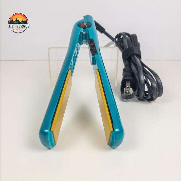 Chi Air Flat Iron 1" Ceramic Hair Straightener Teal CA1014 T47 NWOT - Picture 4 of 15